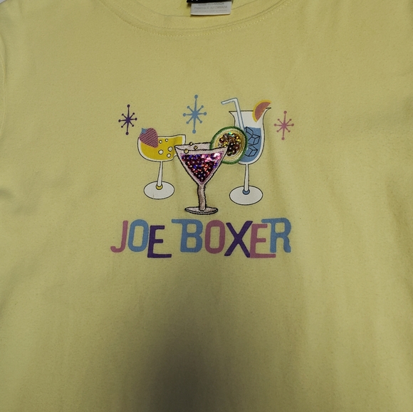 Joe Boxer Y2K Cocktails Top Yellow - Picture 2 of 5